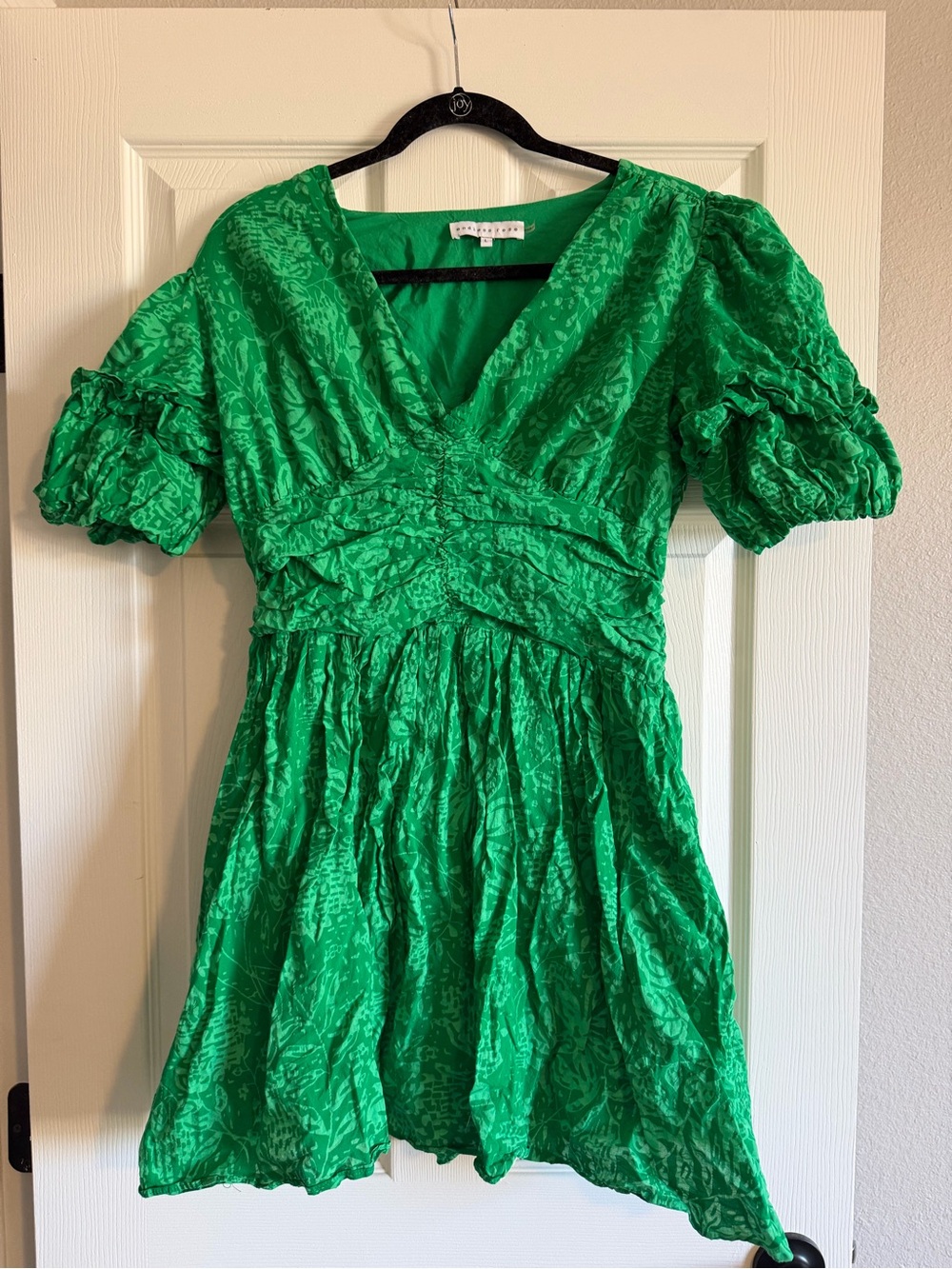 Endless Rose Floral V Neck Tiered Sleeve Mini Dress
